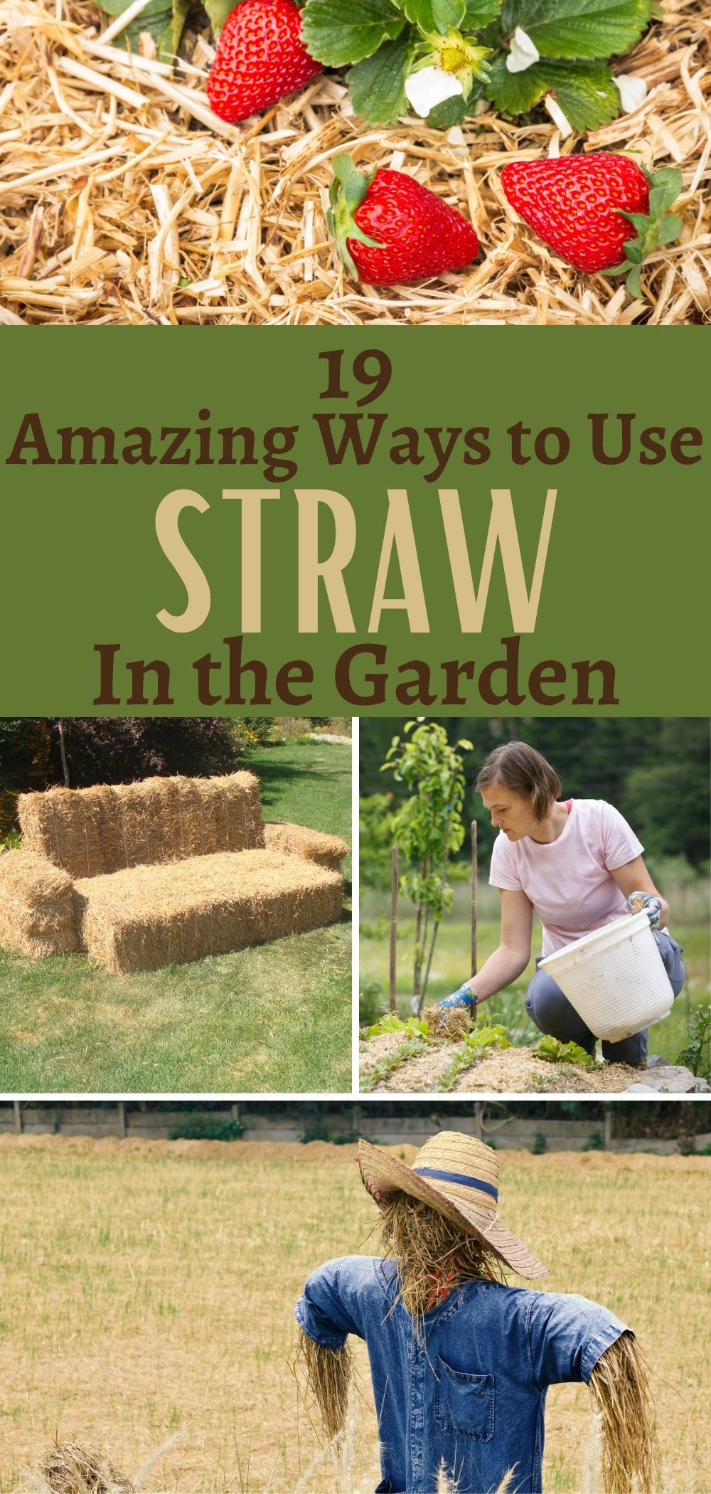 19 Smart Ways To Use Straw In The Garden Gardening