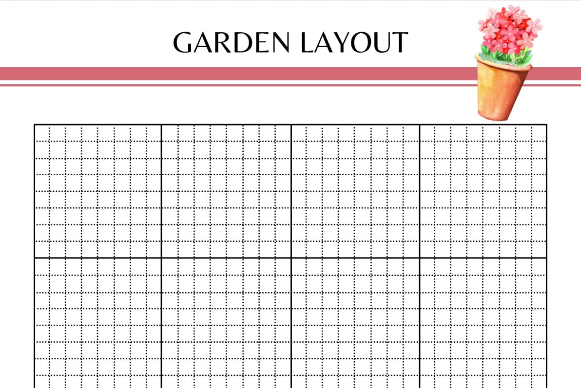 vegetable garden layout template