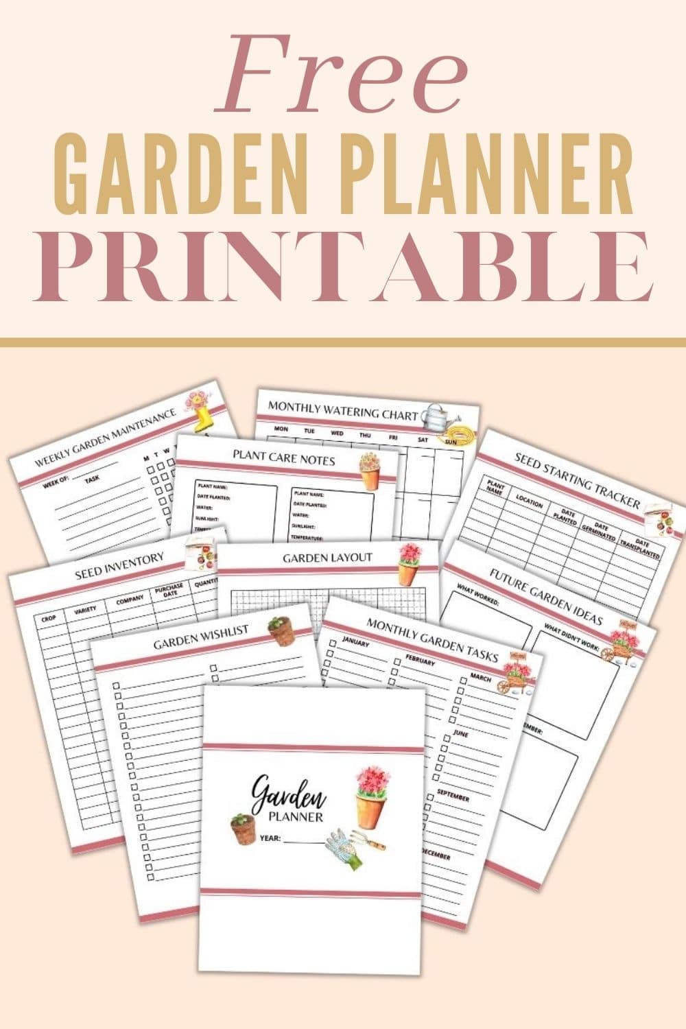 garden planner grid printable