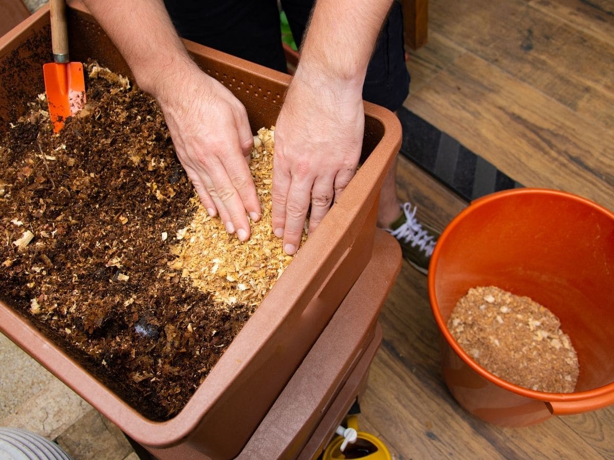 Sawdust in Compost