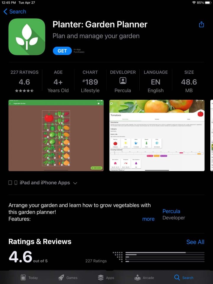 best free garden planning app