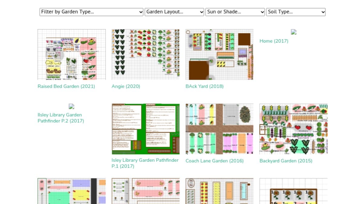 online garden planning tool