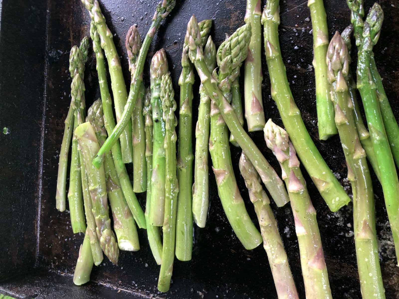 grilled asparagus spears
