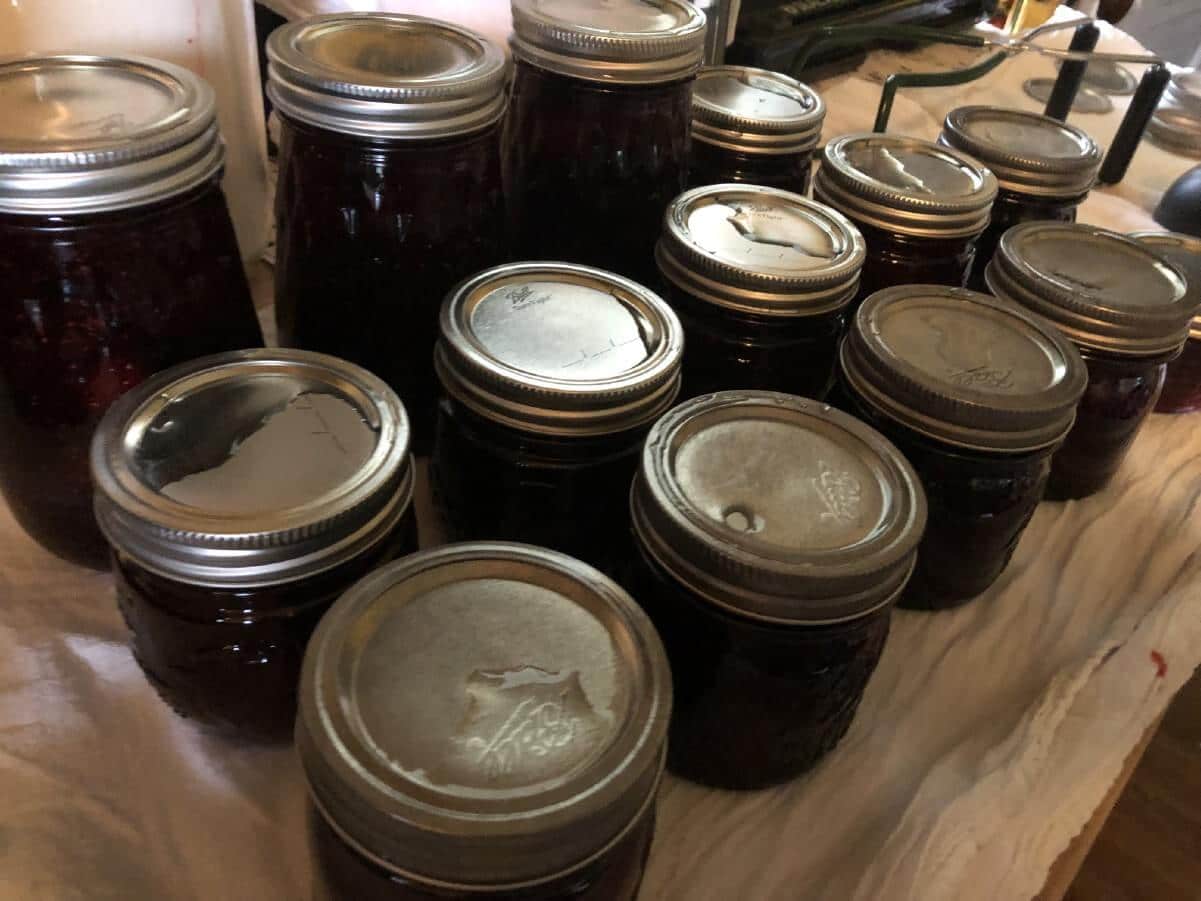 jam just our of the canner