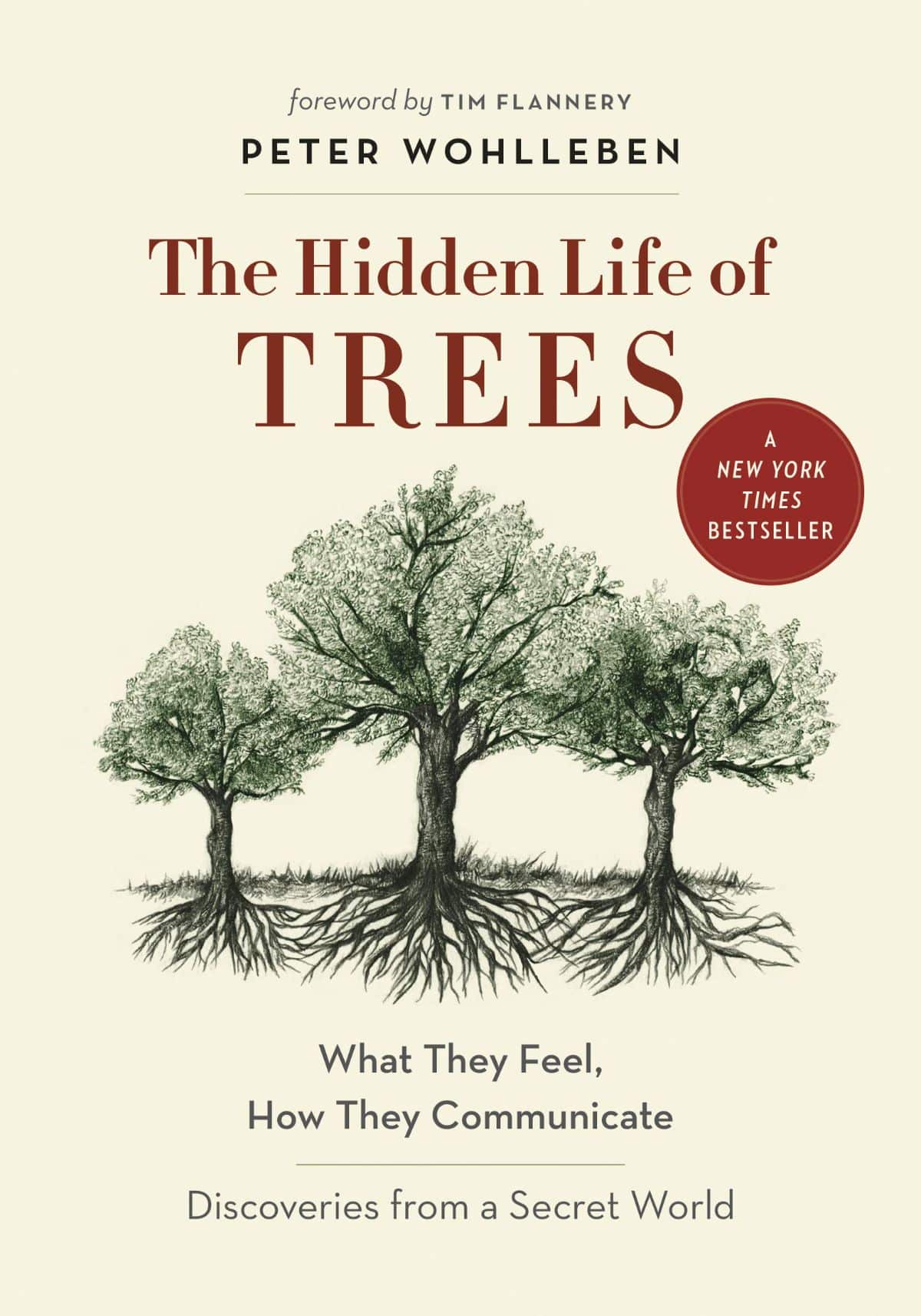 Picture of the cover of the book The Hidden Life of Trees by Peter Wohlleben