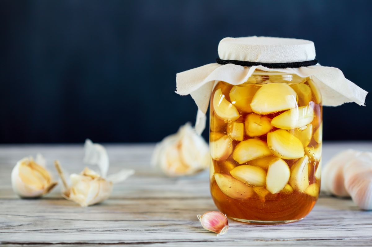 Lacto fermentation is a good preservation method for garlic