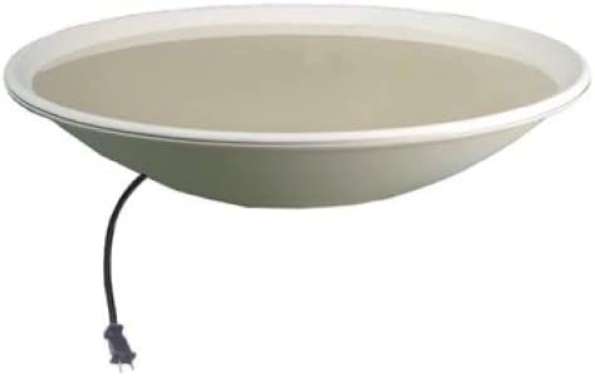 API heated birdbath with mounting options