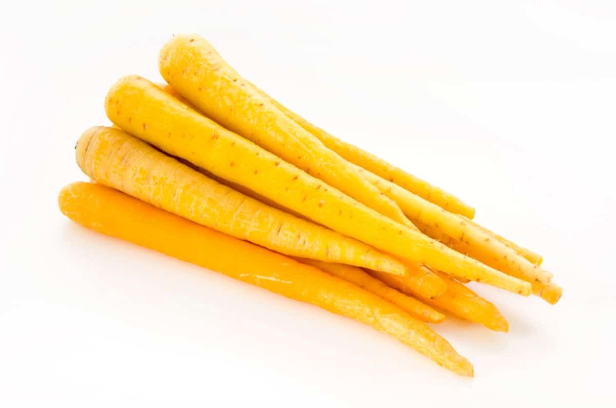 Yellow amarillo carrots