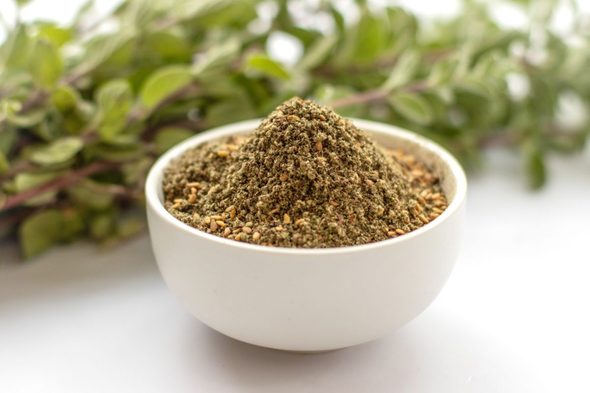 Dried ground zaatar aka wild oregano