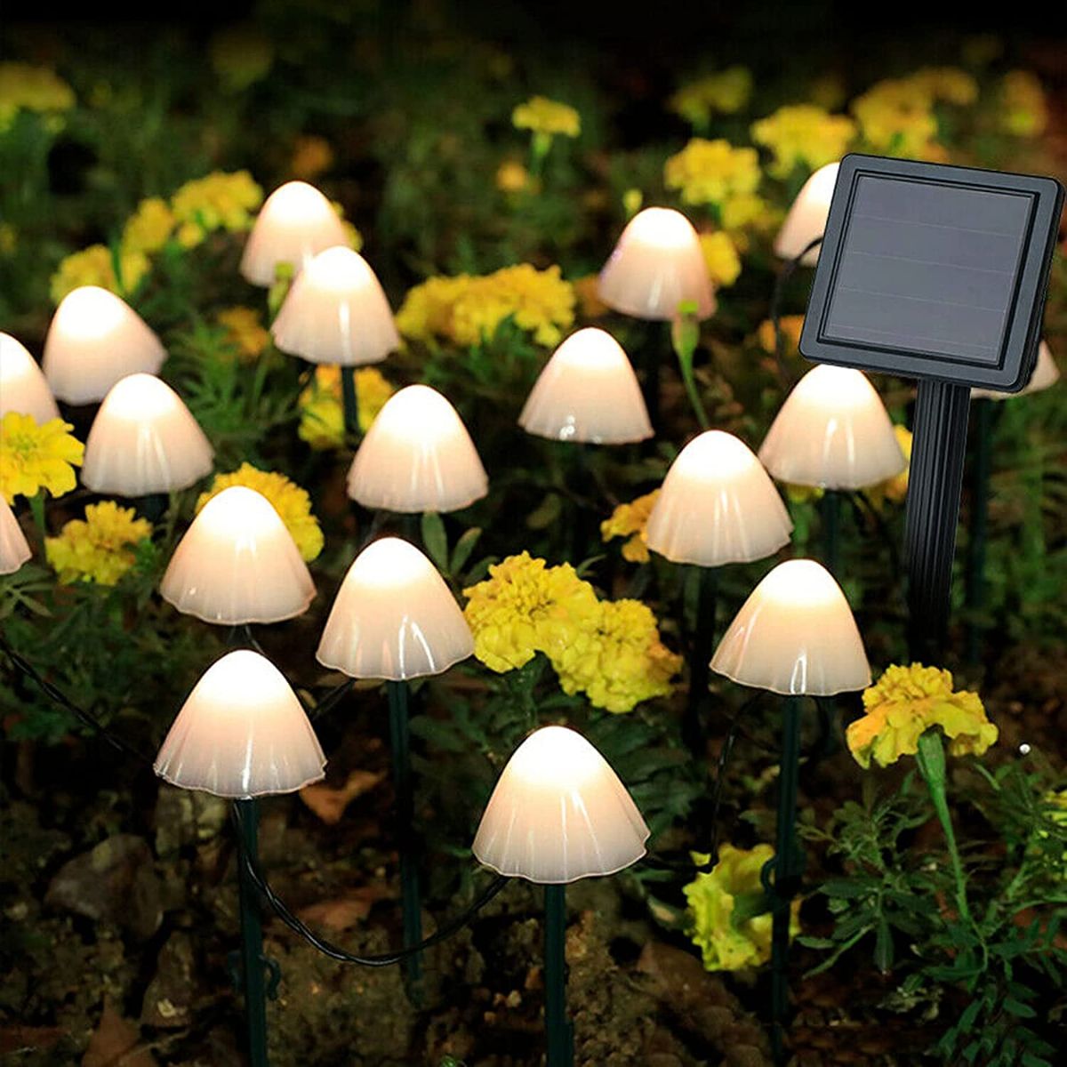 HULPPRE Mushroom Solar Lights