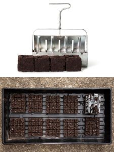 soil blocking machine and readymade soil blocks