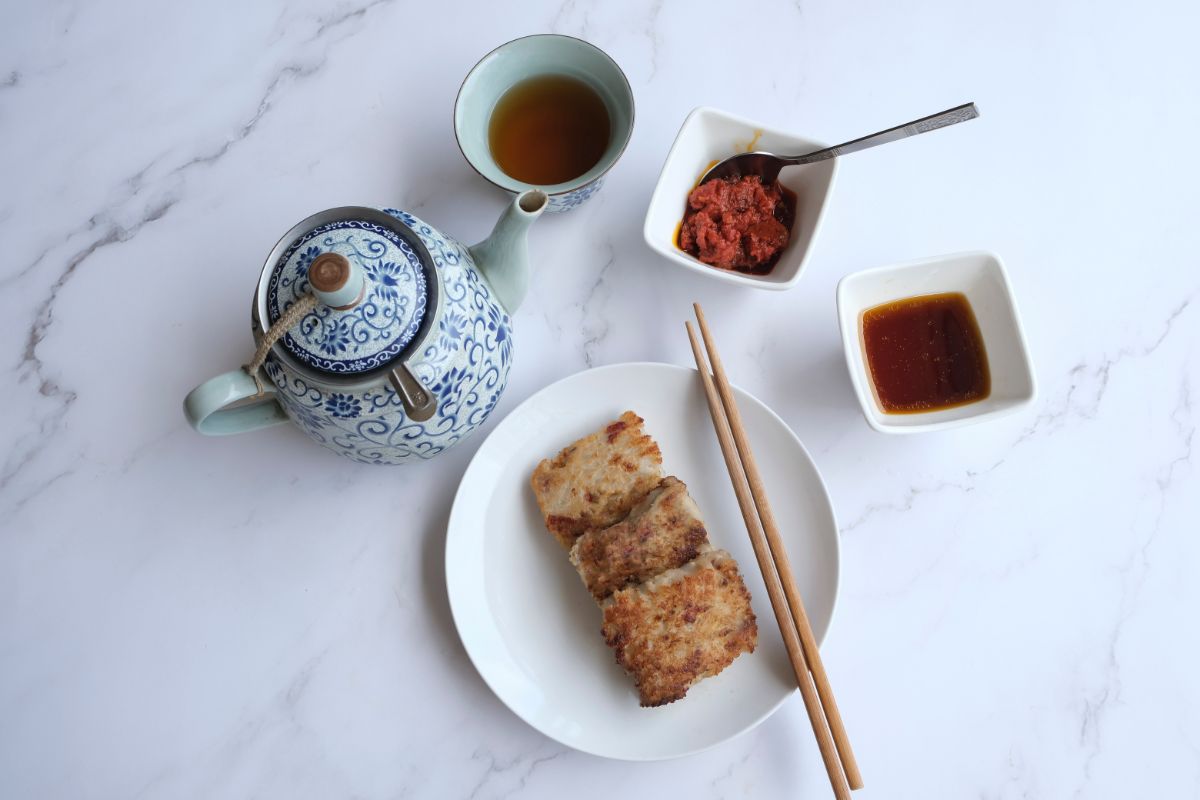 Chinese radish cakes