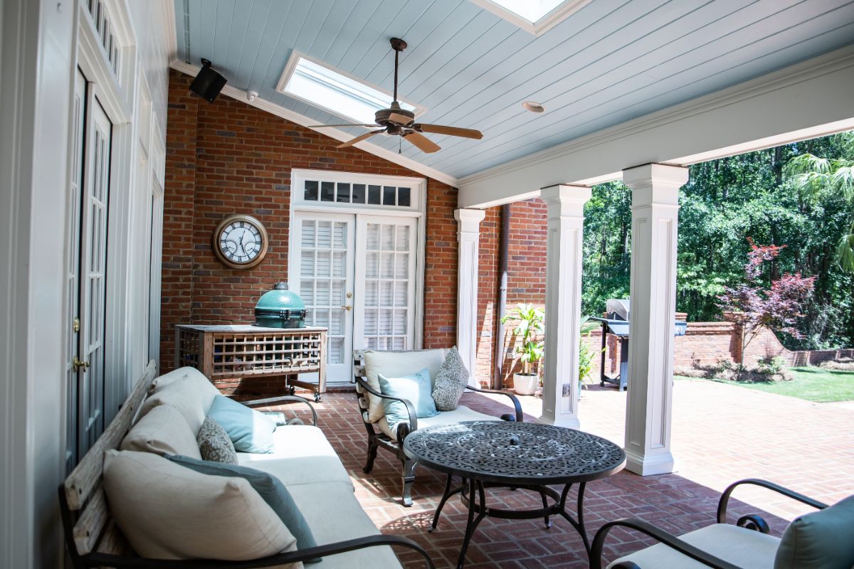 Fans on porches deter mosquitoes