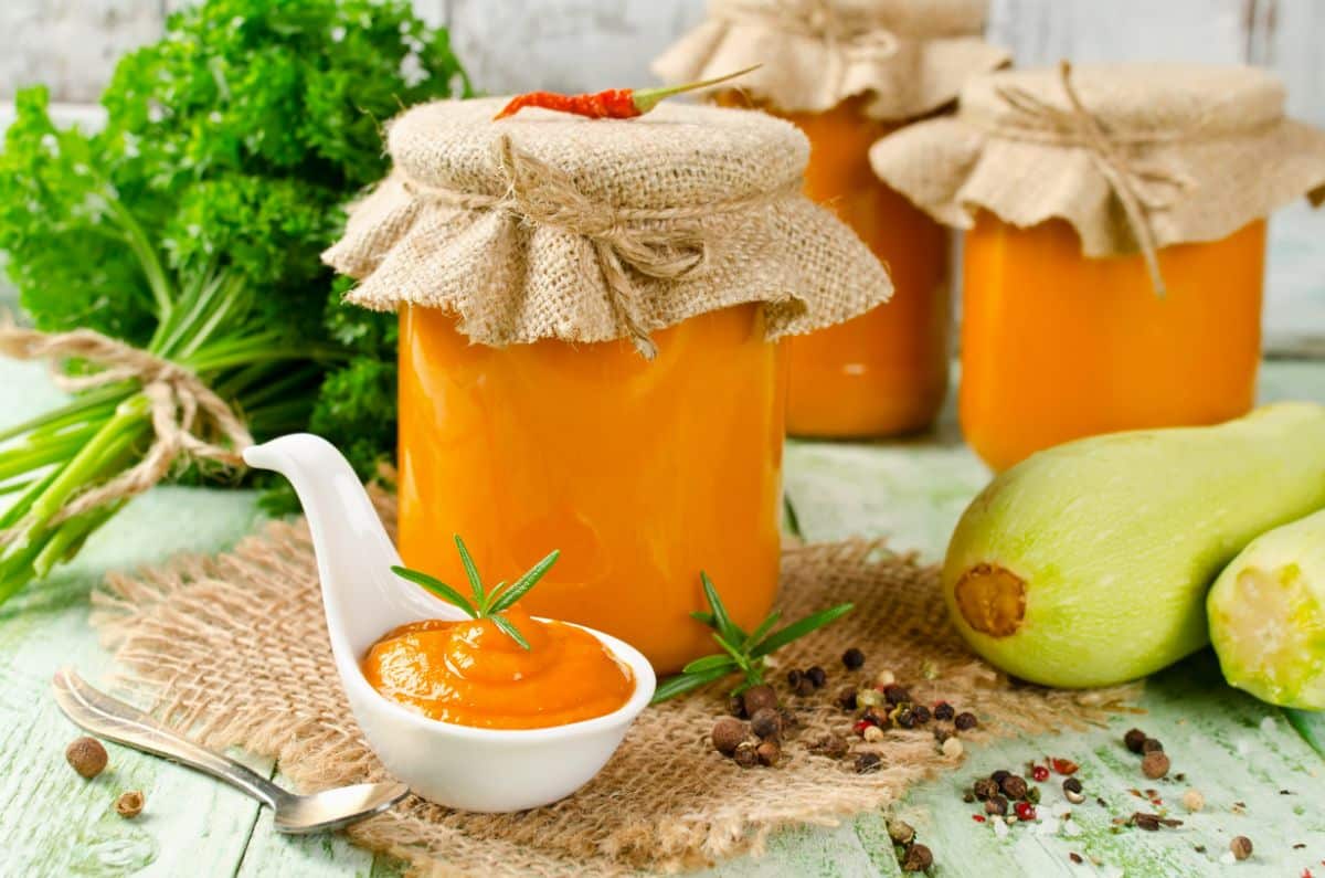 Homemade pumpkin puree