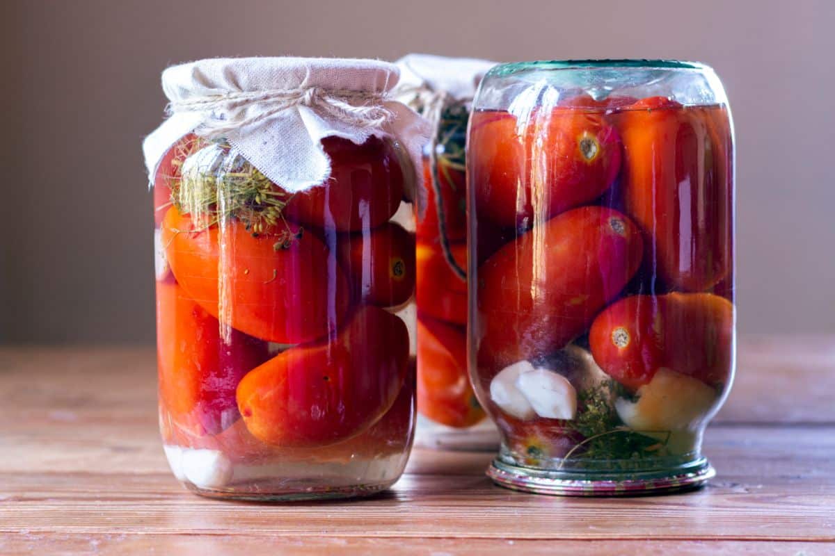 Canned whole tomatoes