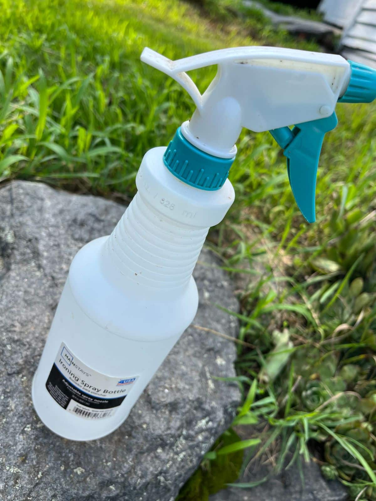 A small spray bottle for spot treating in the garden