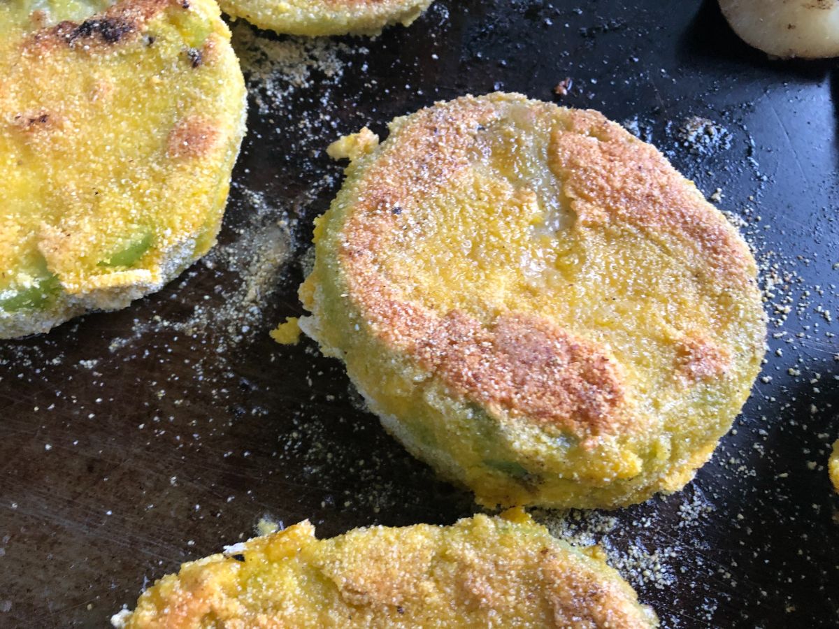 Fried green tomatoes