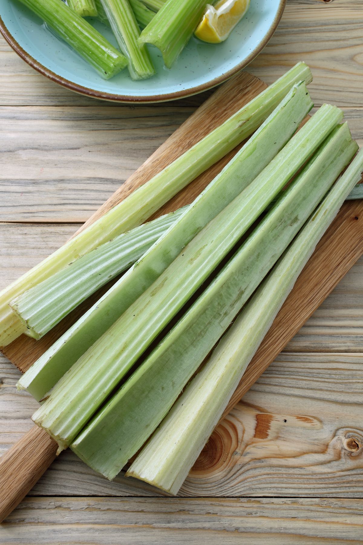 Edible cardoon stalks