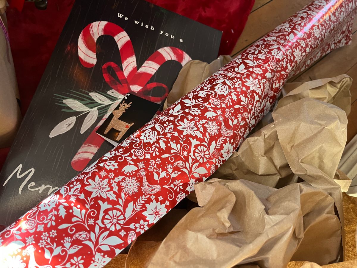 A variety of Christmas wrapping options