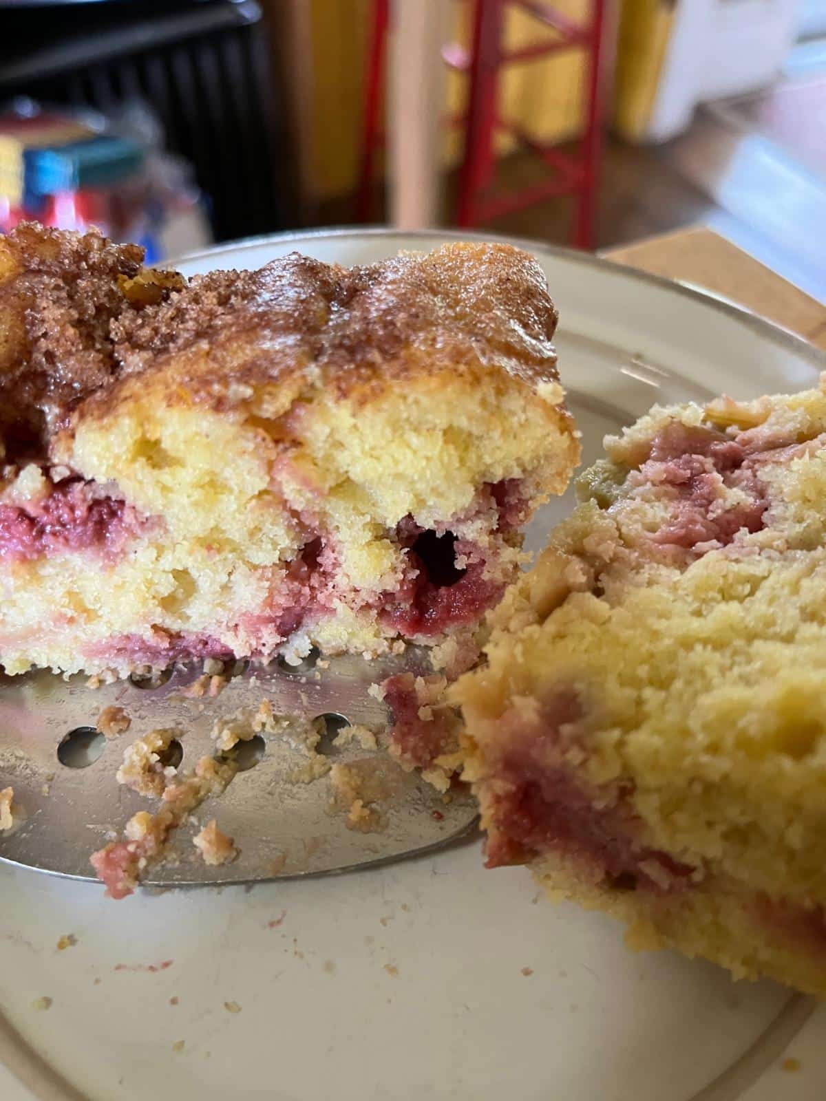 Rhubarb Buttermilk Coffee Cake