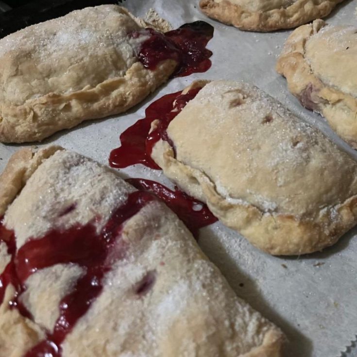 Delicious Fresh Raspberry Turnovers