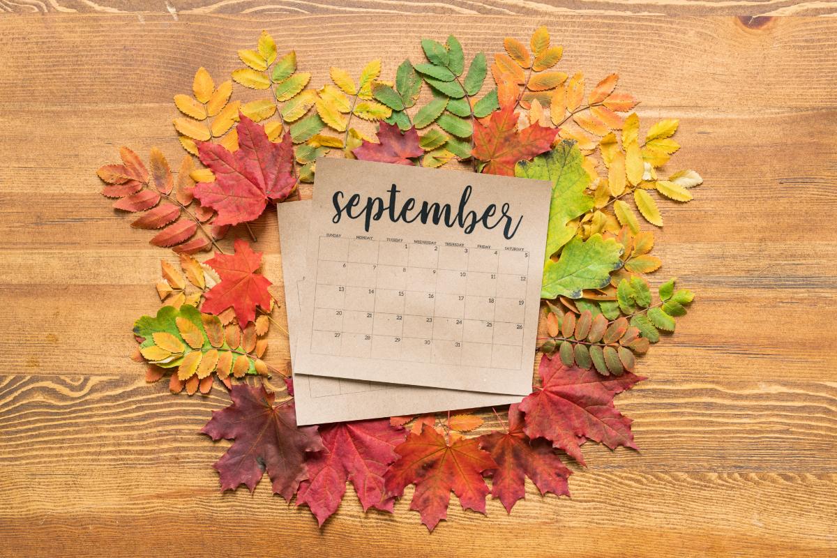 September calendar page