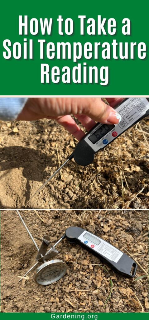 How to Take a Soil Temperature Reading pinterest image