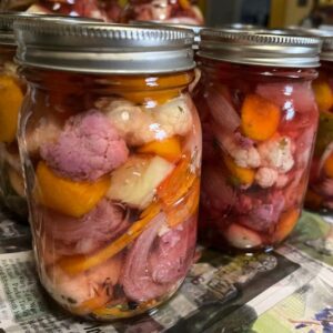 Canned vegetables.