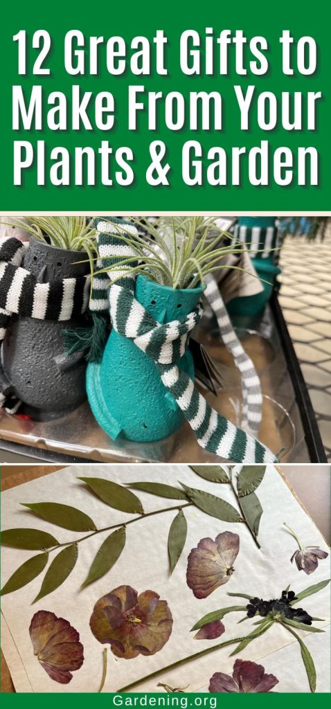 12 Great Gifts to Make From Your Plants & Garden pinterest image