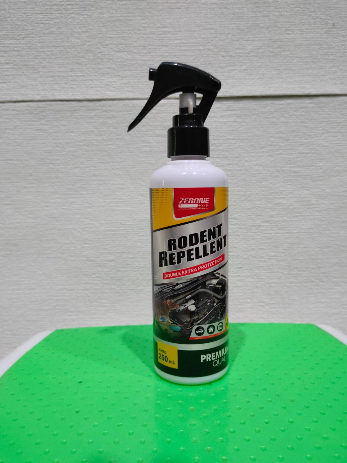 Rodent repelling spray for the garden