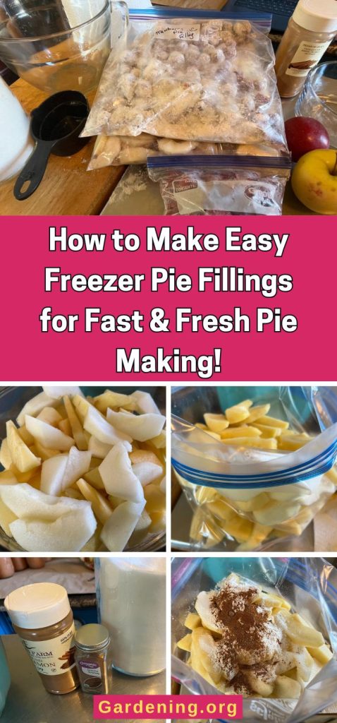 How to Make Easy Freezer Pie Fillings for Fast & Fresh Pie Making! pinterest image