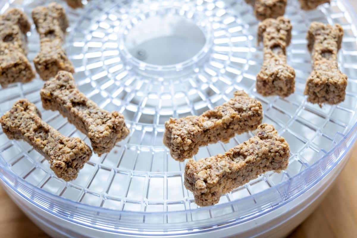 Dog bones in a home dehydrator