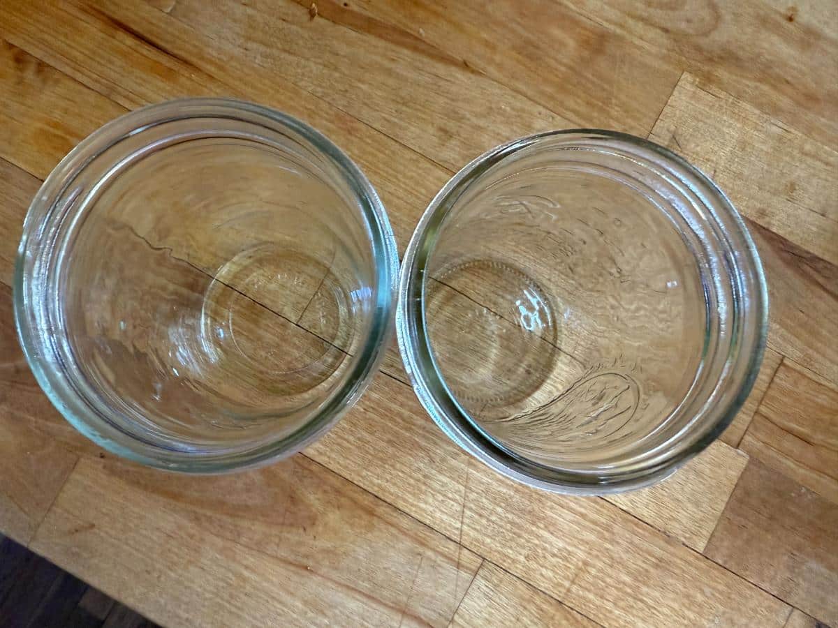 Straight sides canning jars, freezer safe