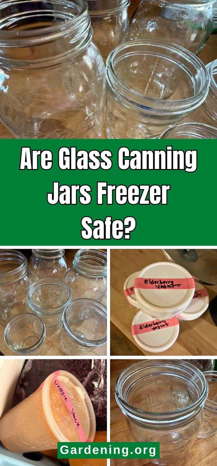 Are Glass Canning Jars Freezer Safe? pinterest image