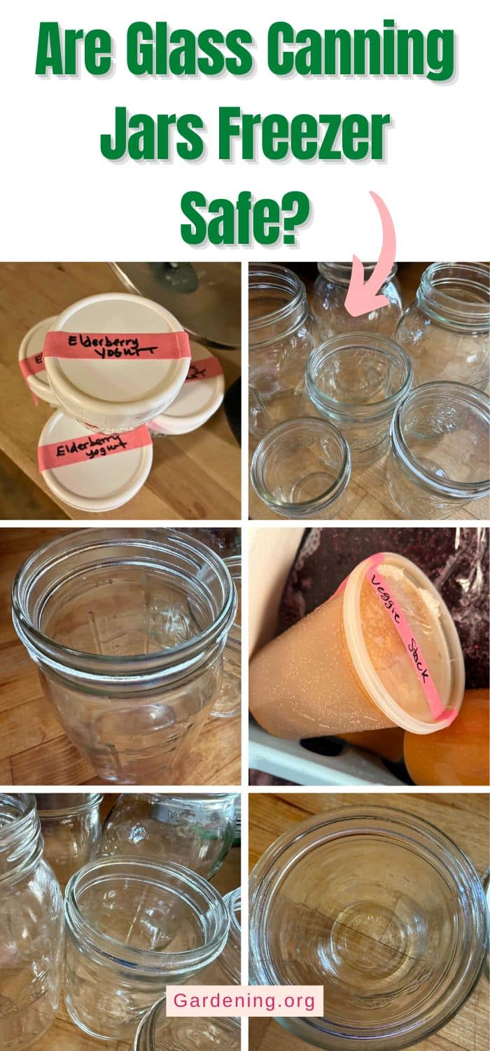 Are Glass Canning Jars Freezer Safe? pinterest image