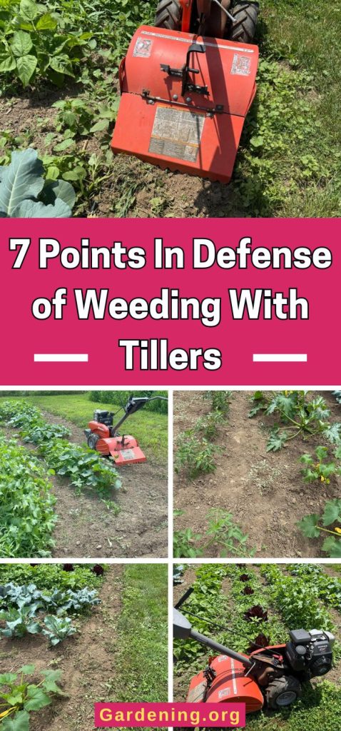 7 Points In Defense of Weeding With Tillers pinterest image