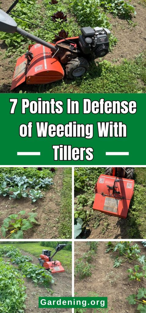 7 Points In Defense of Weeding With Tillers pinterest image