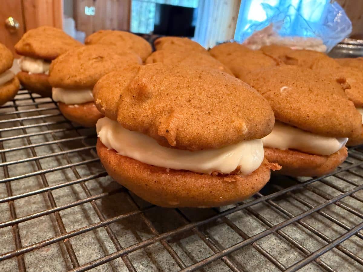 Filled cream cheese Whoopie pies